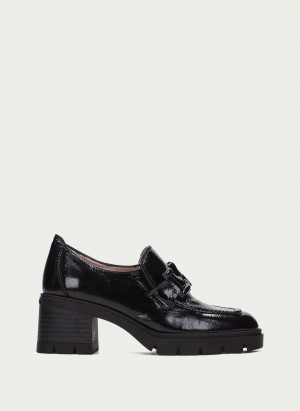 Loafersy Damskie Hispanitas Everest Czarne | WTB4516ZF