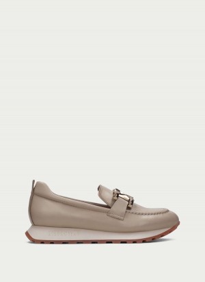 Loafersy Damskie Hispanitas Loira Białe | GEA7094EI