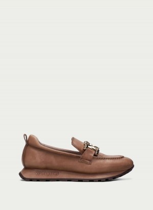 Loafersy Damskie Hispanitas Loira Morelowe | JYL1362JD