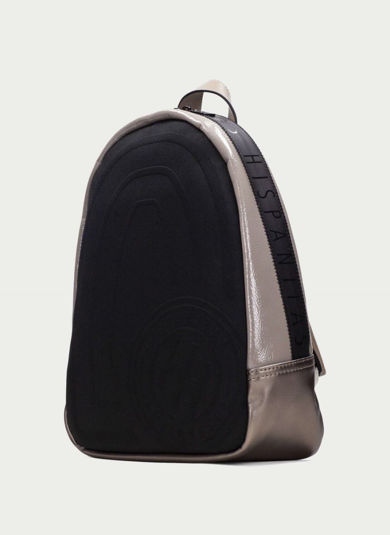 Torby Damskie Hispanitas Backpack Czarne Szare Brązowe | DMW5735IG