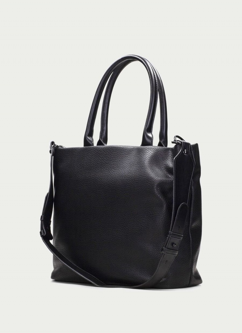 Torby Damskie Hispanitas Tote Czarne | XSS650QO