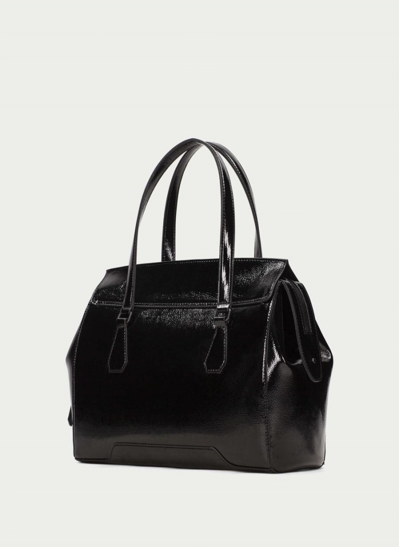 Torby Damskie Hispanitas Tote Czarne | ZJC5237WF